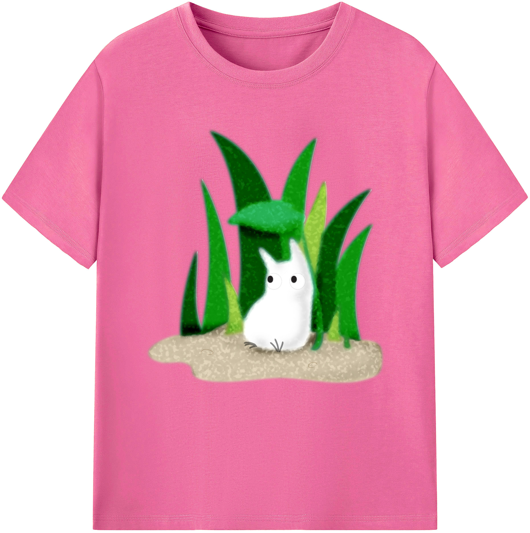 （画像用） となりのトトロ 草壁メイ 草壁サツキ My Neighbor Totoro Satsuki Kusakabe Mei Kusakabe レディースカジュアルプリントTシャツ（綿100％）